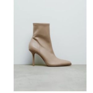 Genuine leather Zara sock booties